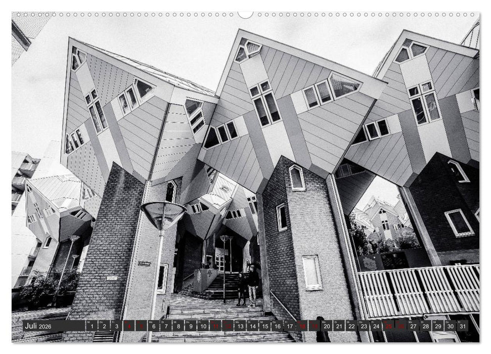 Ein Blick auf Rotterdam (CALVENDO Premium Wandkalender 2026)