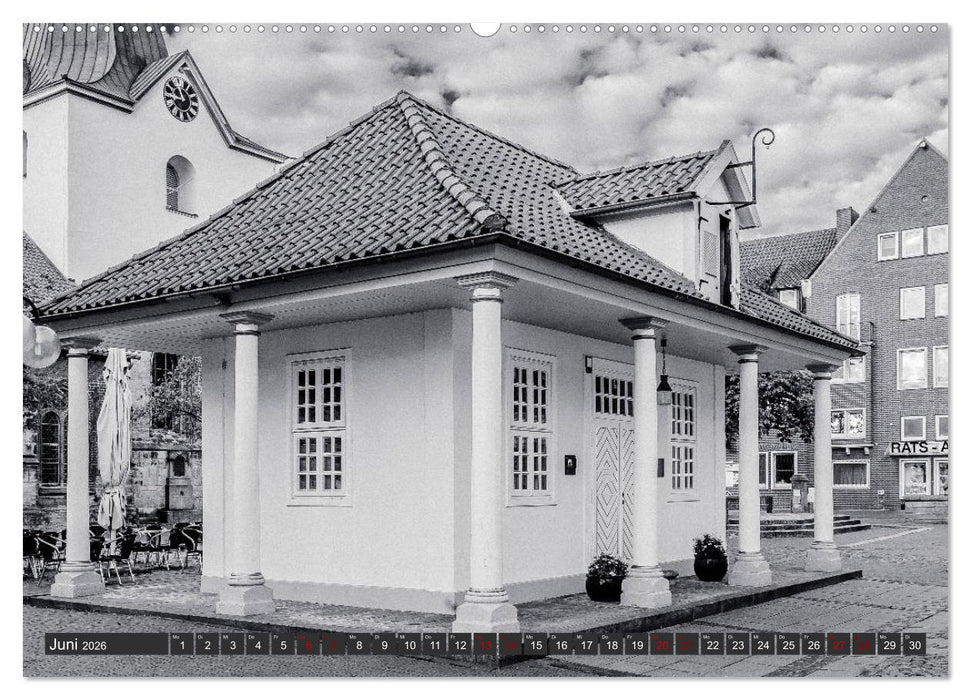 Ein Blick auf Neustadt am Rübenberge (CALVENDO Premium Wandkalender 2026)