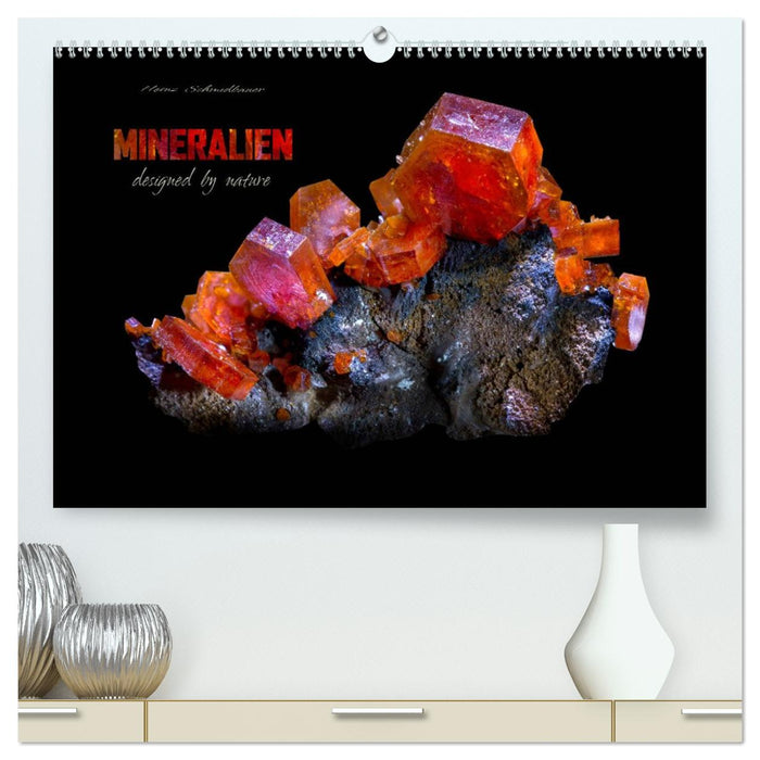 MINERALIEN designed by nature (CALVENDO Premium Wandkalender 2026)