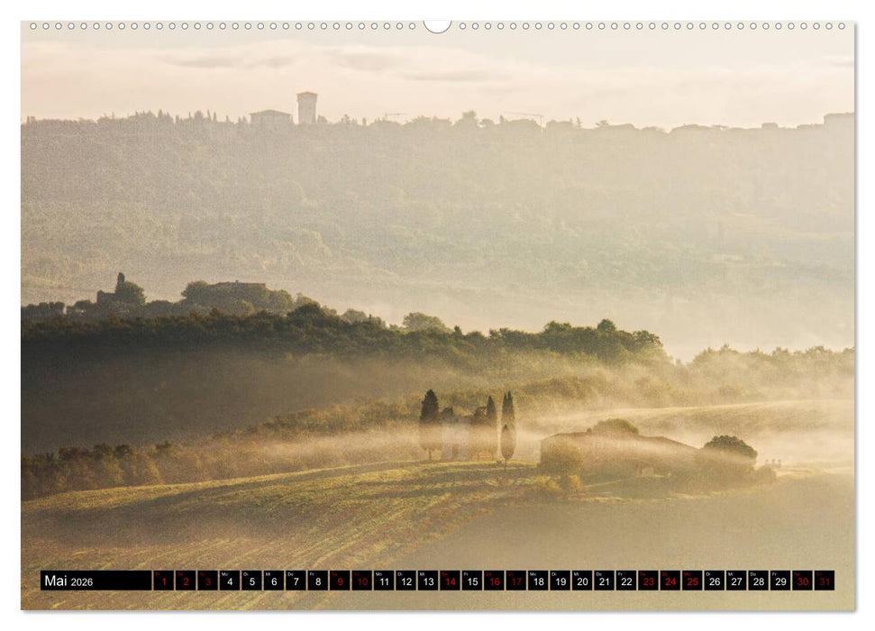 Toskana - Inseln im Nebel (CALVENDO Premium Wandkalender 2026)