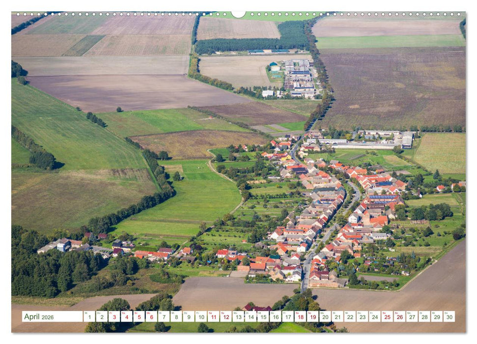 Der Fläming aus der Vogelperspektive (CALVENDO Premium Wandkalender 2026)