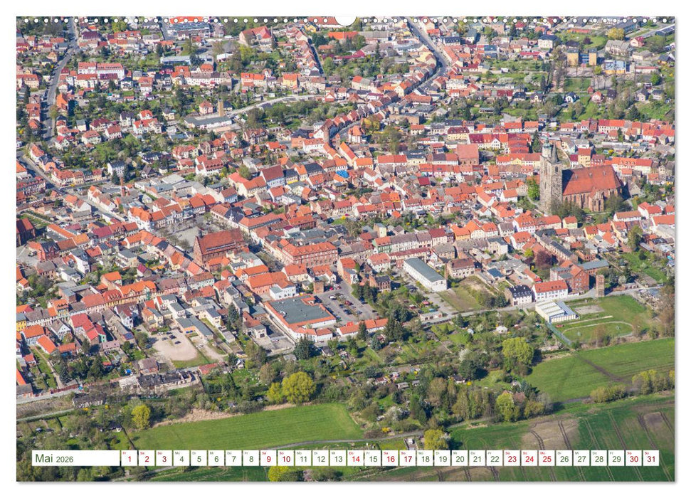 Der Fläming aus der Vogelperspektive (CALVENDO Premium Wandkalender 2026)