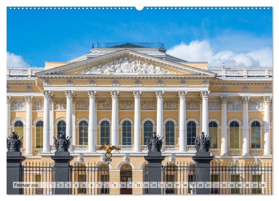 St. Petersburg - Historische Altstadt (CALVENDO Wandkalender 2026)
