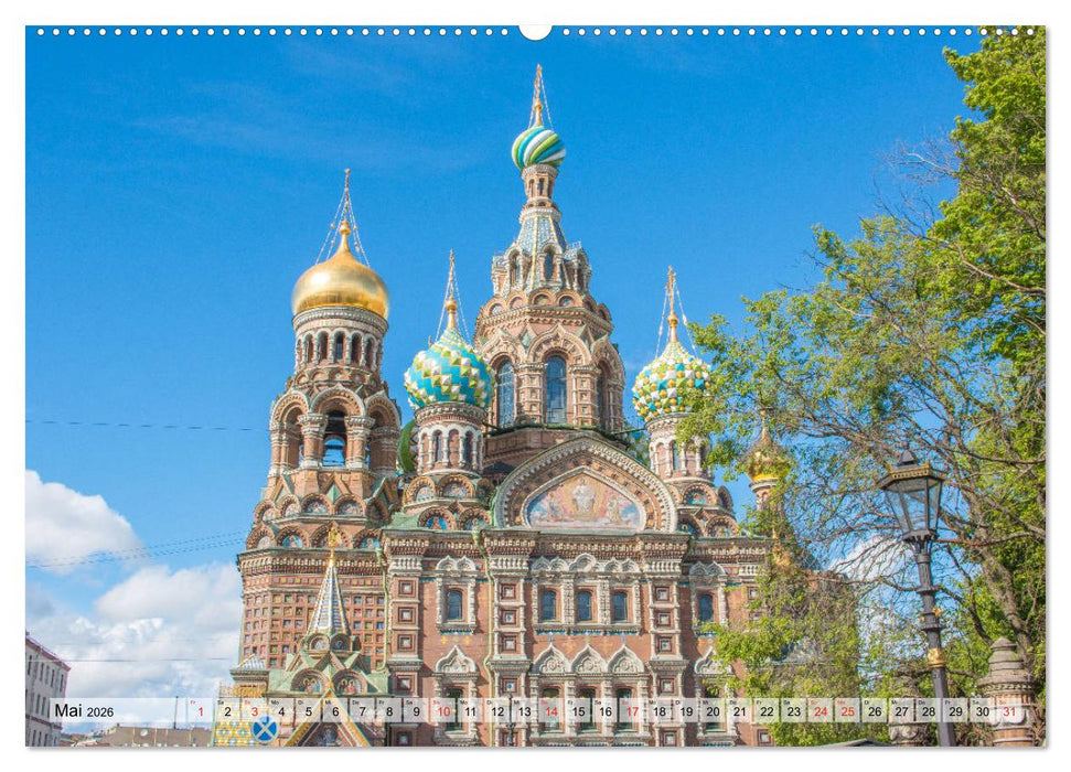St. Petersburg - Historische Altstadt (CALVENDO Wandkalender 2026)