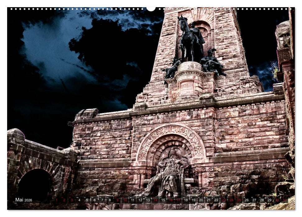 Burgen - Geheimnisvolles Mittelalter (CALVENDO Premium Wandkalender 2026)