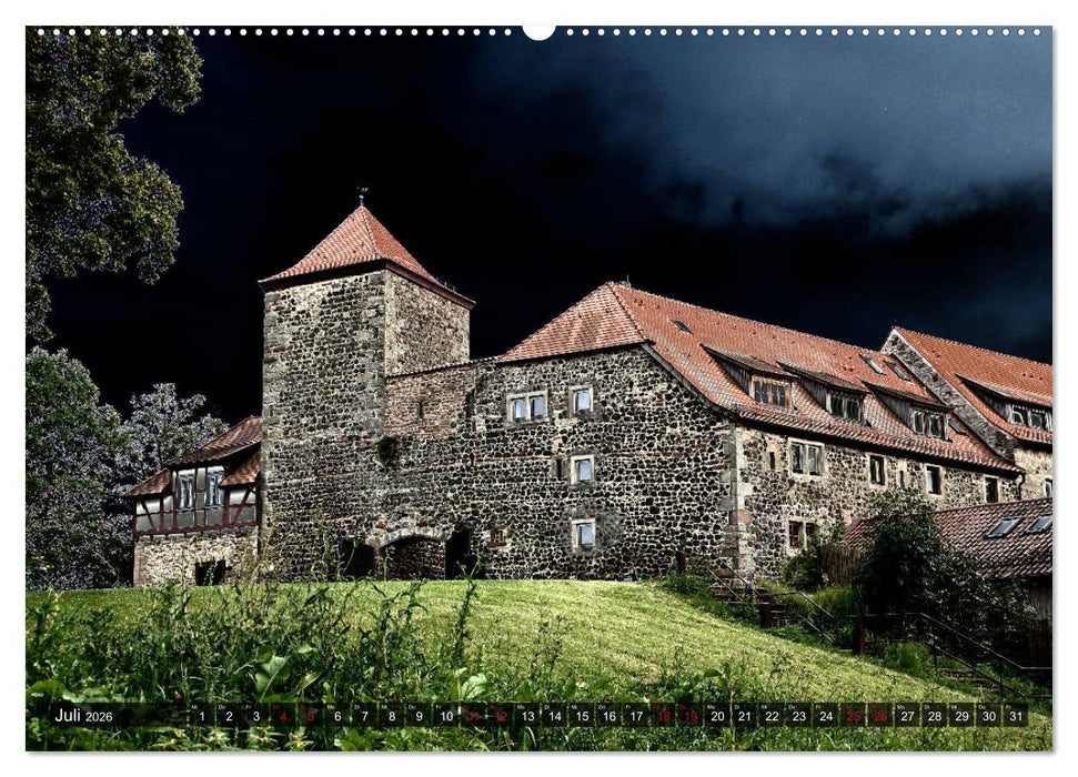 Burgen - Geheimnisvolles Mittelalter (CALVENDO Premium Wandkalender 2026)