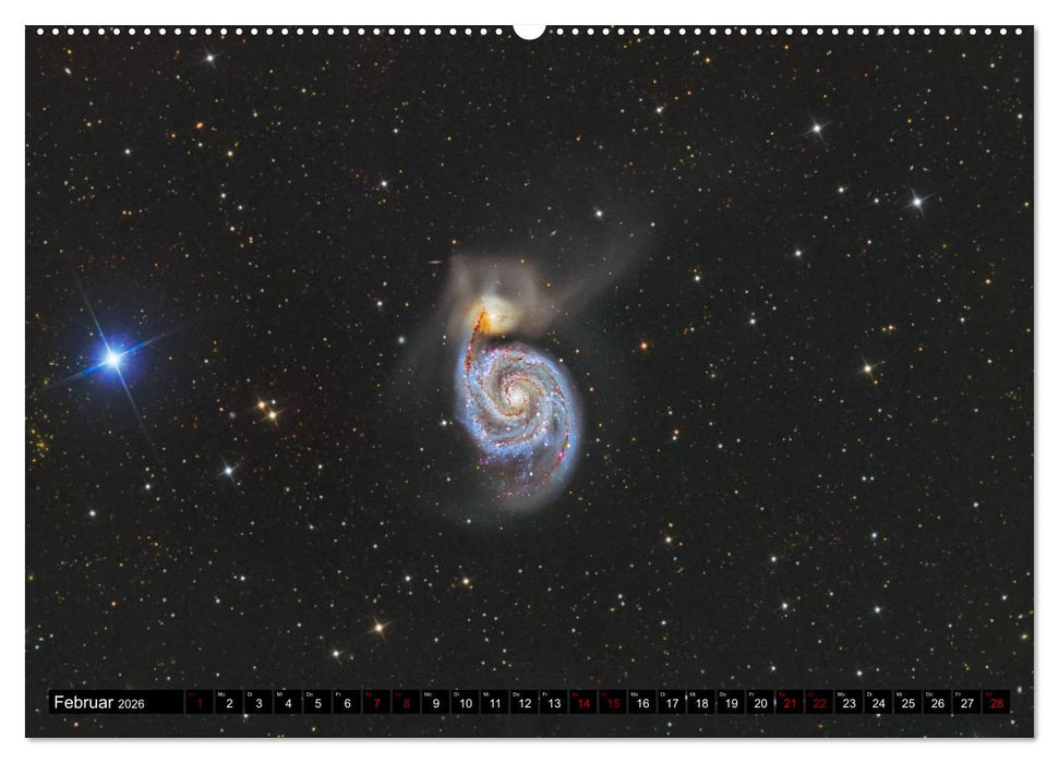 Galaxien des Nordhimmels (CALVENDO Premium Wandkalender 2026)