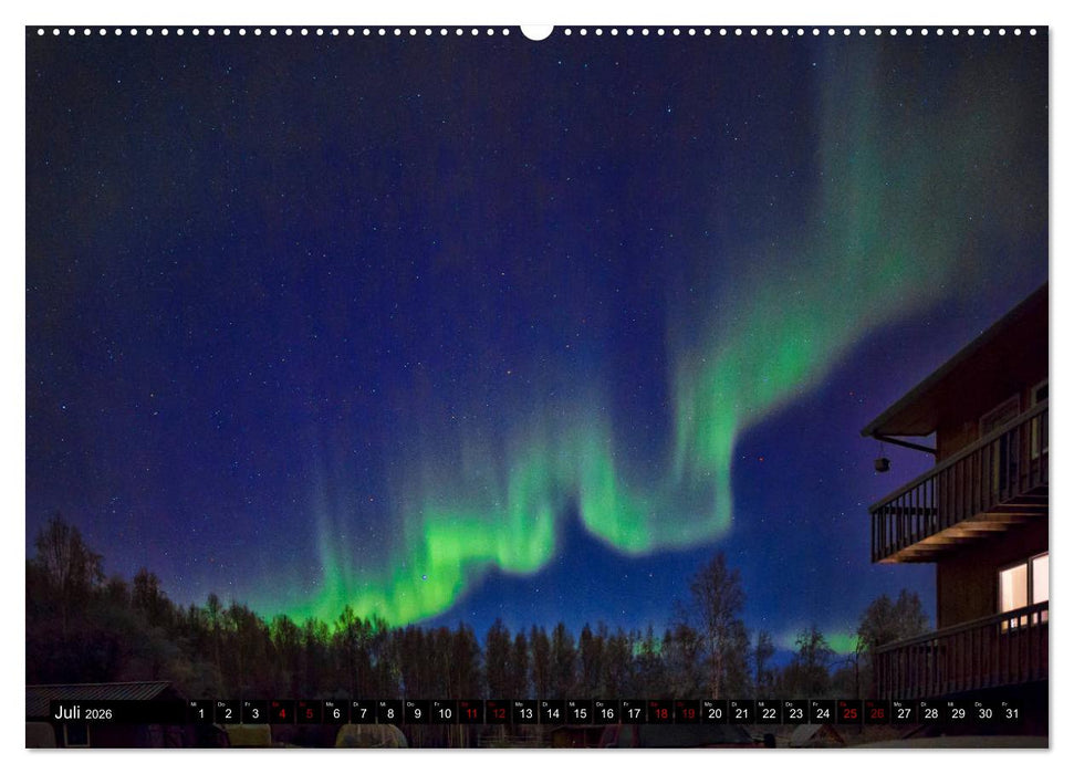 Aurora in Alaska (CALVENDO Premium Wandkalender 2026)