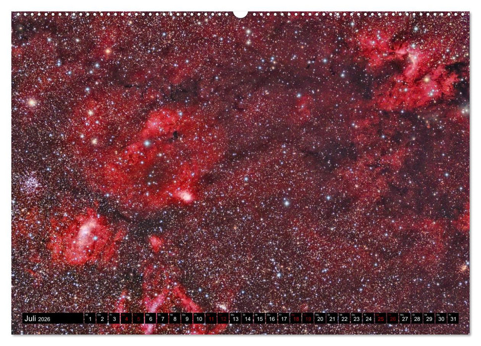 Galaktische Nebel (CALVENDO Premium Wandkalender 2026)