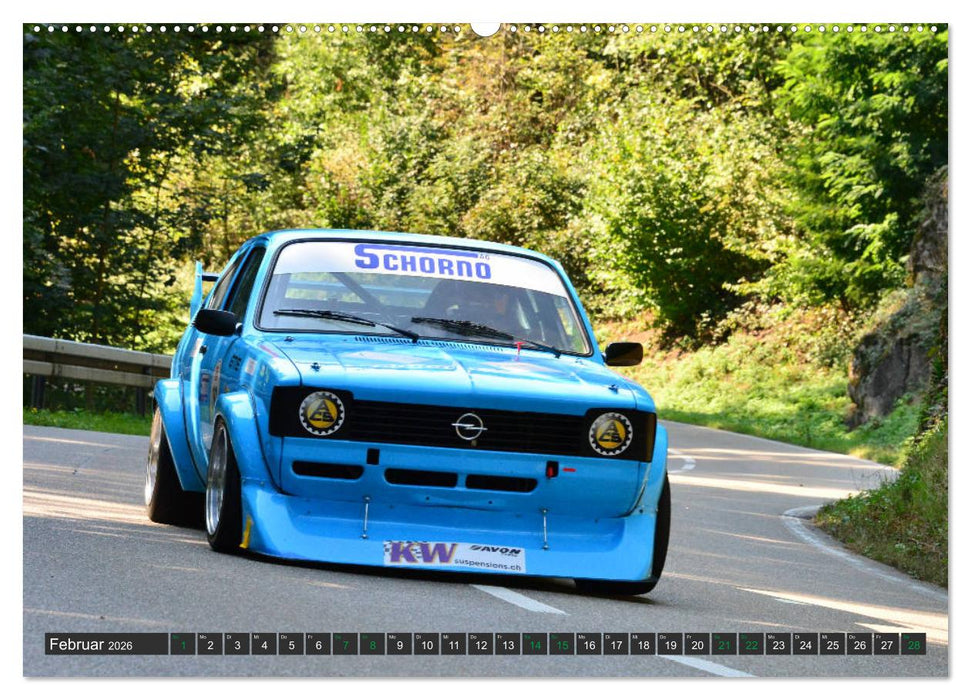 OLDTIMER BERGRENNEN - OPEL AM START (CALVENDO Wandkalender 2026)