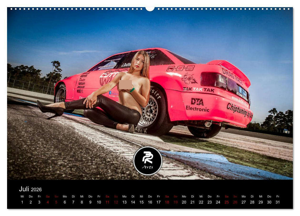 Cars and Girls (CALVENDO Premium Wandkalender 2026)