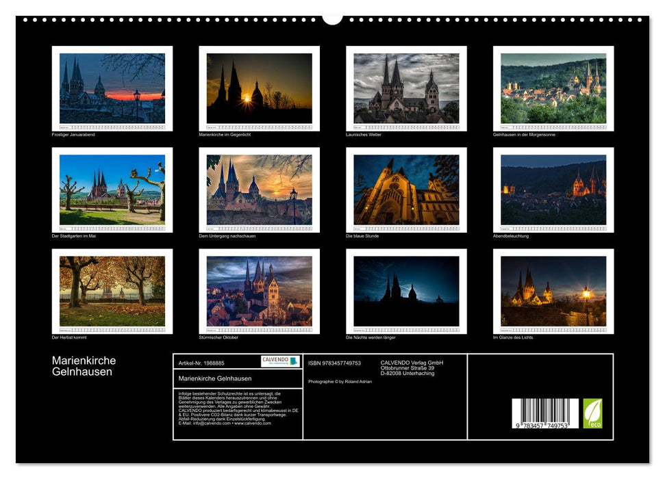 Marienkirche Gelnhausen (CALVENDO Premium Wandkalender 2026)