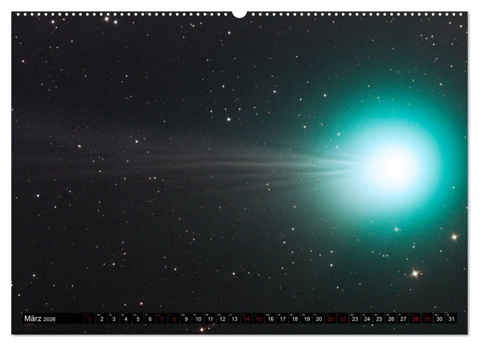 Farbiges Weltall (CALVENDO Premium Wandkalender 2026)