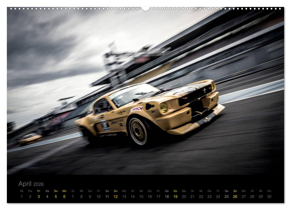 Flying Ford Mustang (CALVENDO Wandkalender 2026)