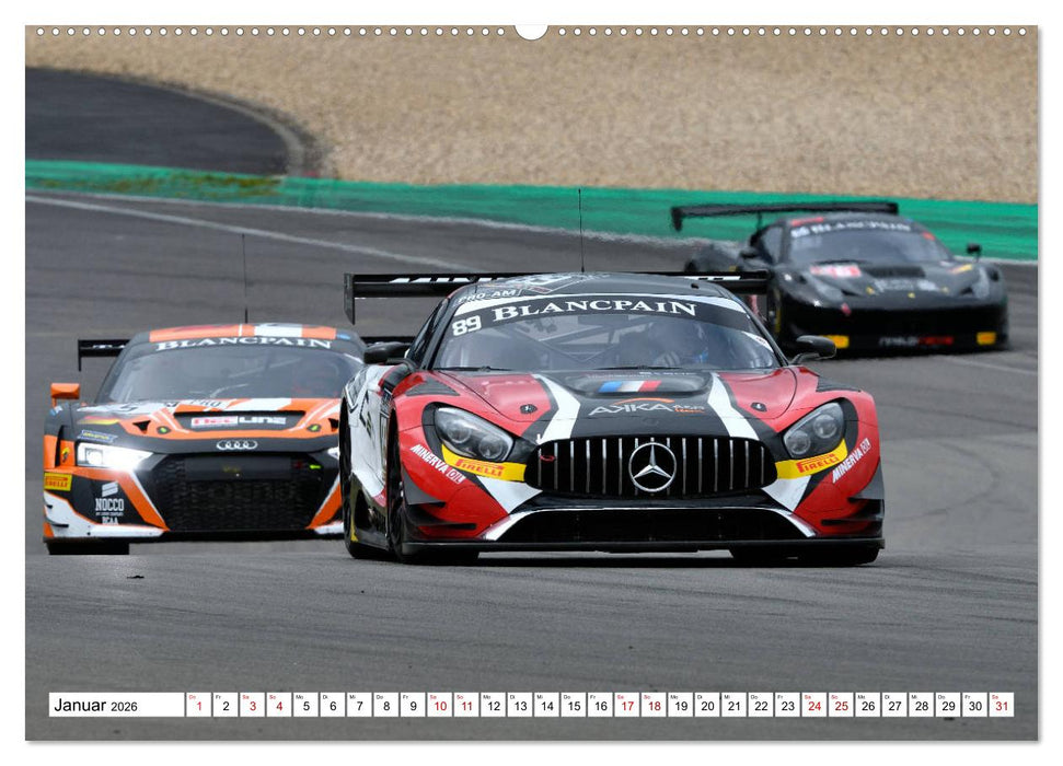 Faszination GT3 RACING (CALVENDO Premium Wandkalender 2026)