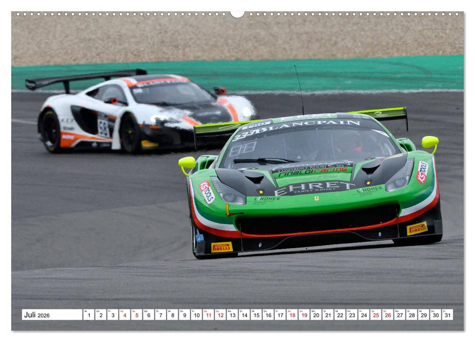 Faszination GT3 RACING (CALVENDO Premium Wandkalender 2026)