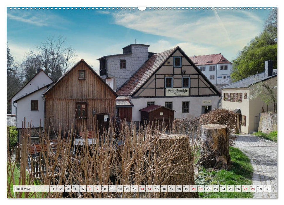 Radeberg und die Schlösser im Rödertal (CALVENDO Premium Wandkalender 2026)