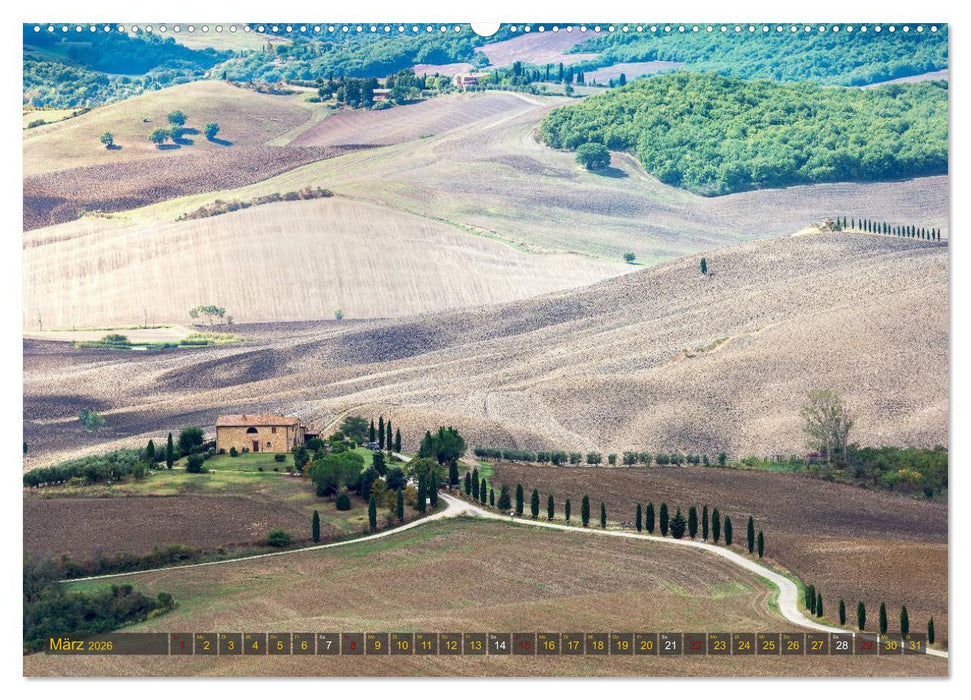Faszination Toskana (CALVENDO Wandkalender 2026)