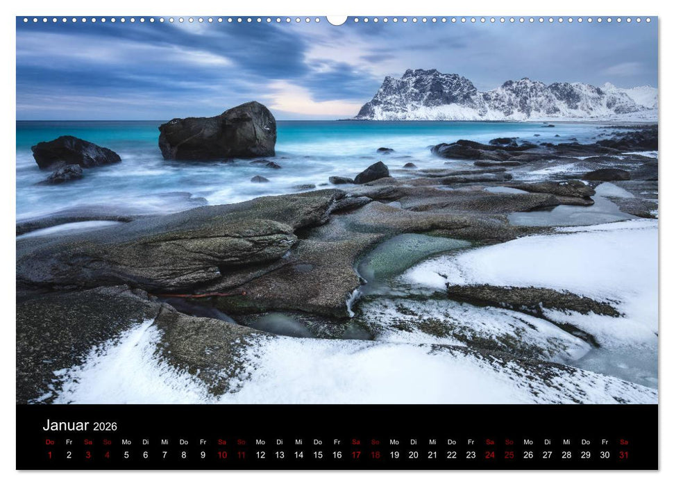 Lofoten - Inseln im Nordmeer (CALVENDO Premium Wandkalender 2026)