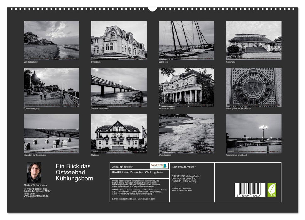 Ein Blick das Ostseebad Kühlungsborn (CALVENDO Premium Wandkalender 2026)