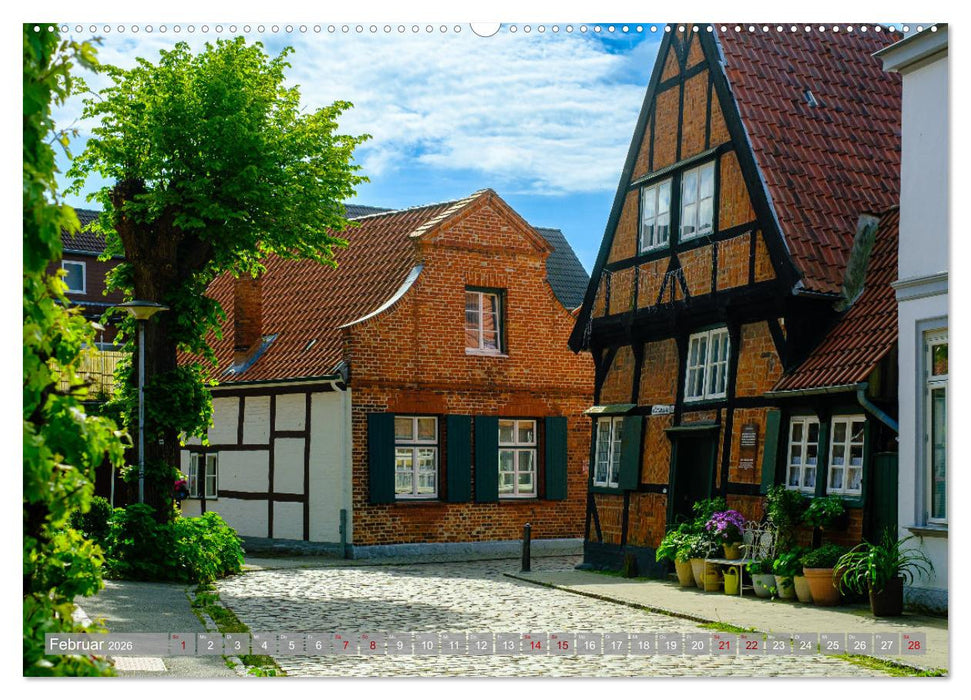 Ein Blick auf Lübeck-Travemünde (CALVENDO Premium Wandkalender 2026)
