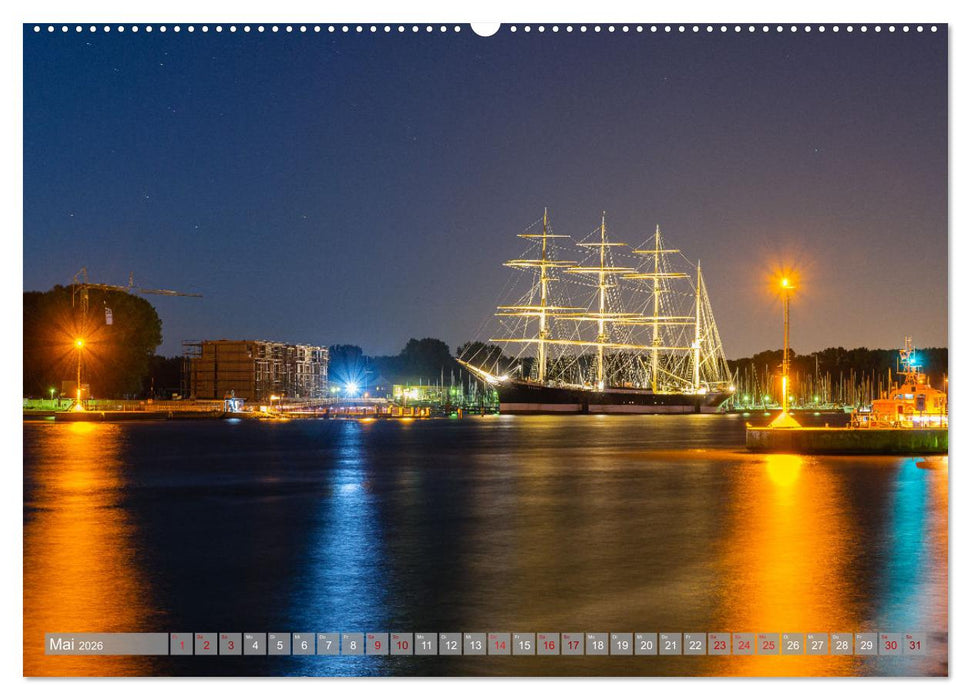 Ein Blick auf Lübeck-Travemünde (CALVENDO Premium Wandkalender 2026)