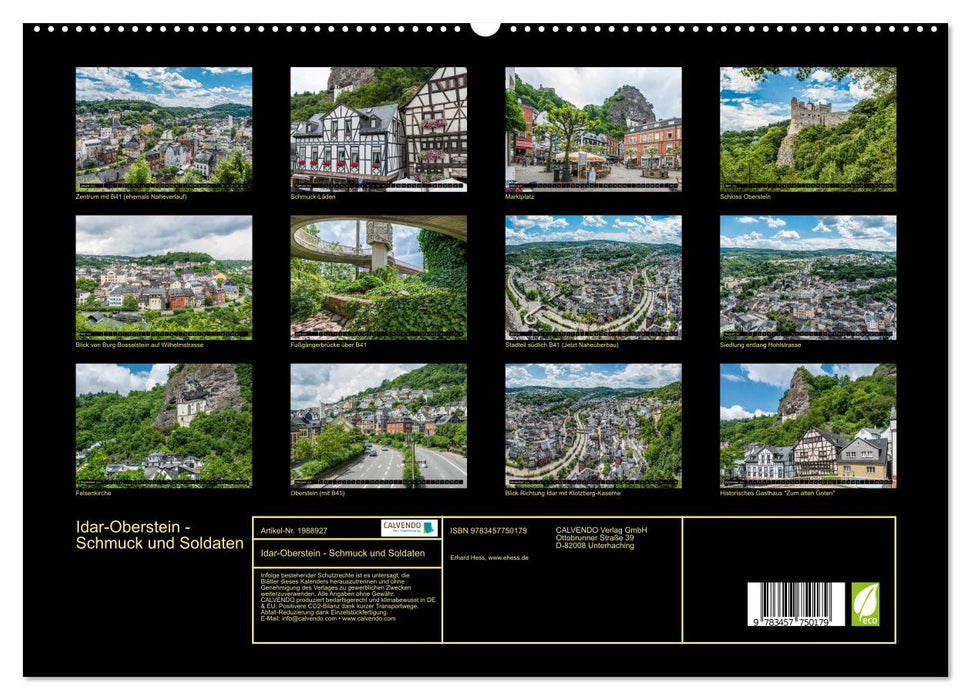Idar-Oberstein - Schmuck und Soldaten (CALVENDO Premium Wandkalender 2026)