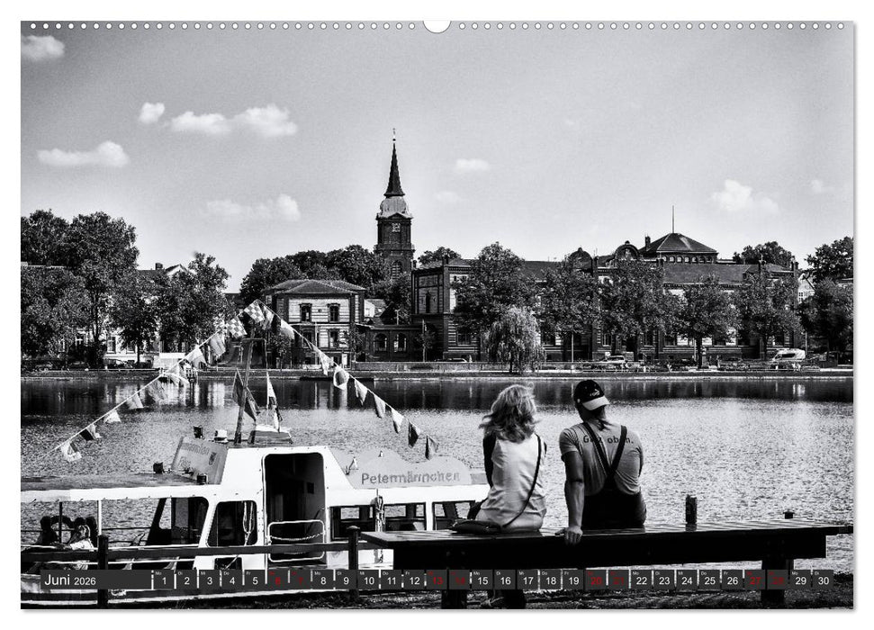 Ein Blick auf Schwerin (CALVENDO Premium Wandkalender 2026)
