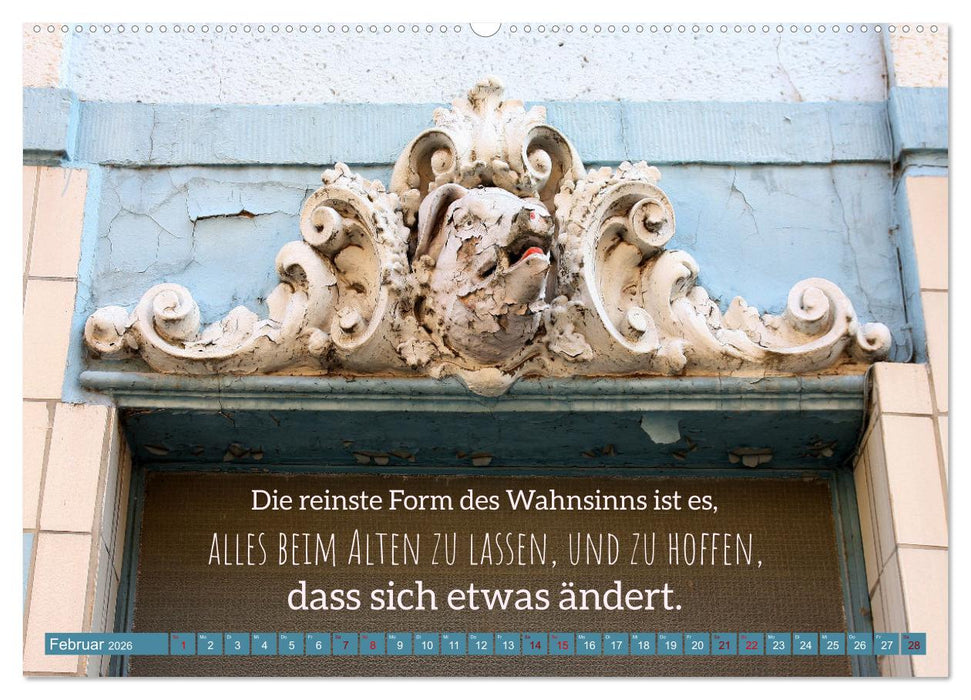Jeder ist ein Genie! Zitate von Albert Einstein (CALVENDO Premium Wandkalender 2026)
