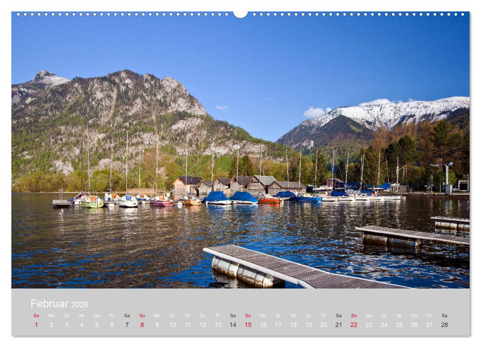 Am schönen Traunsee im Salzkammergut (CALVENDO Premium Wandkalender 2026)