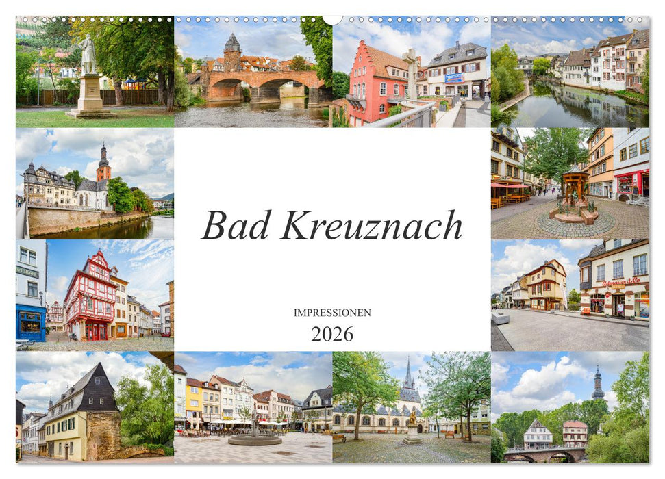 Bad Kreuznach Impressionen (CALVENDO Wandkalender 2026)
