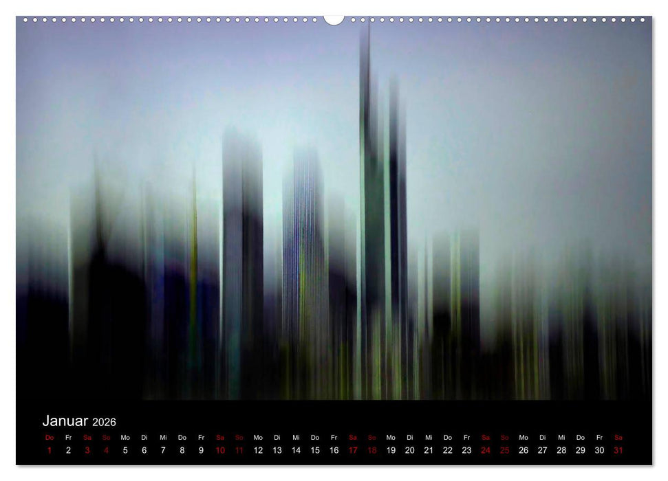 Frankfurt künstlerisch (CALVENDO Premium Wandkalender 2026)
