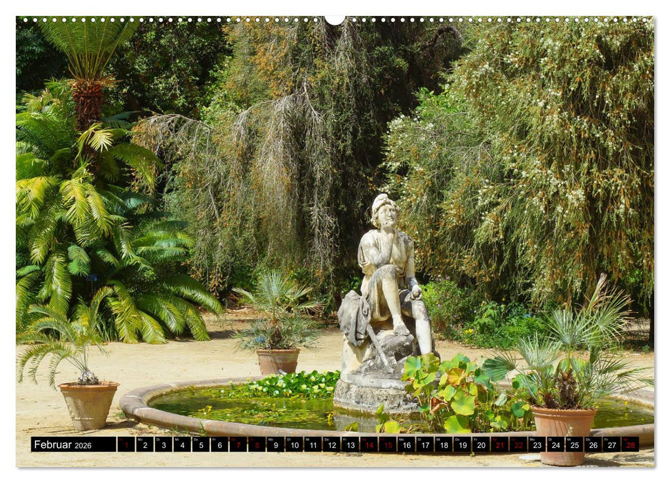 Botanischer Garten Palermo (CALVENDO Premium Wandkalender 2026)