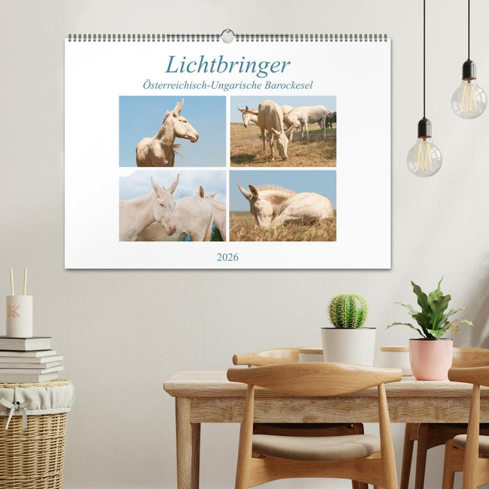 Lichtbringer - Österreichisch-Ungarische Barockesel (CALVENDO Wandkalender 2026)