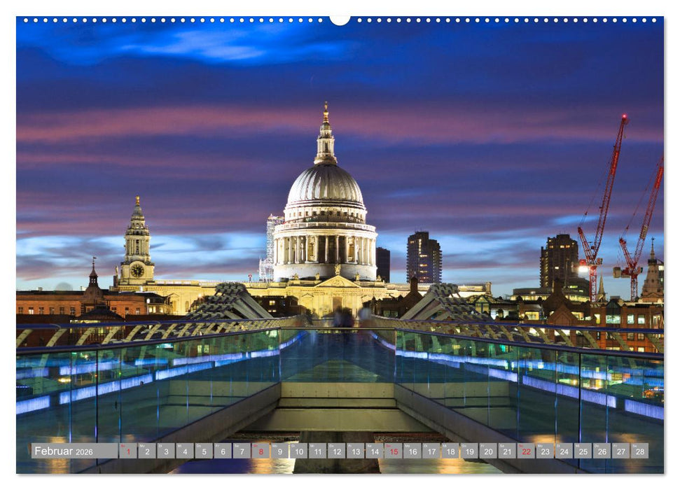 London Sehenswürdigkeiten (CALVENDO Wandkalender 2026)
