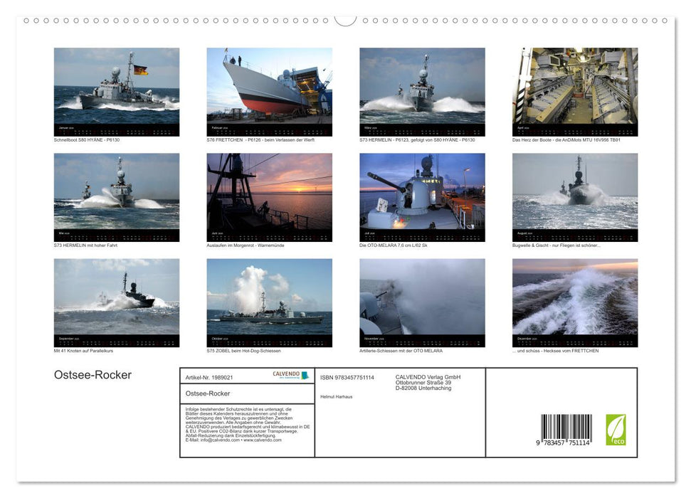 Ostsee-Rocker (CALVENDO Premium Wandkalender 2026)