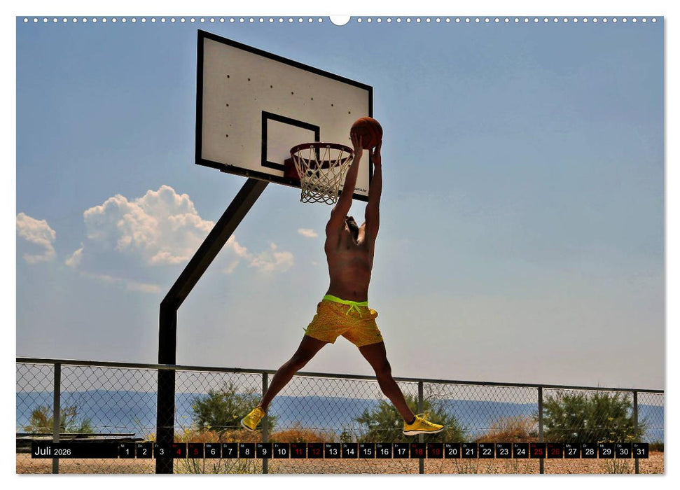 Basketball Action (CALVENDO Premium Wandkalender 2026)