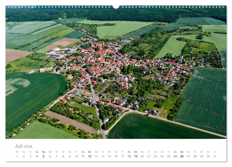 Harzvorland Luftbilder 2026 (CALVENDO Premium Wandkalender 2026)