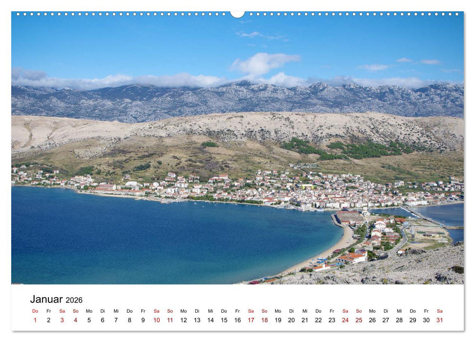 Kroatien 2026 (CALVENDO Premium Wandkalender 2026)