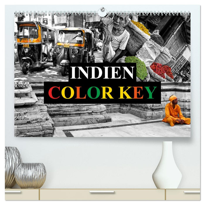 Indien Colorkey (CALVENDO Premium Wandkalender 2026)