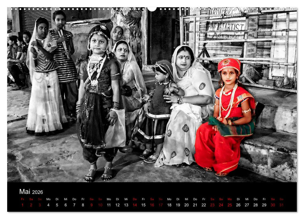 Indien Colorkey (CALVENDO Premium Wandkalender 2026)