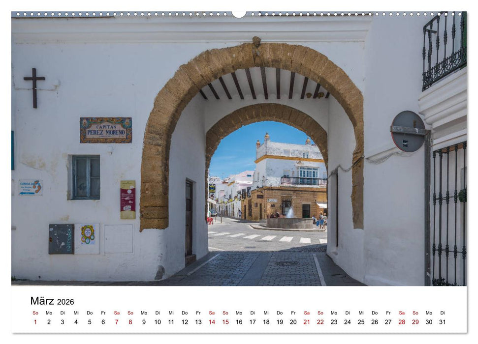Conil de la Frontera - Ein traumhaftes andalusisches Dorf am Atlantik (CALVENDO Premium Wandkalender 2026)