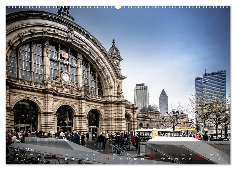 Frankfurt city view (CALVENDO Premium Wandkalender 2026)