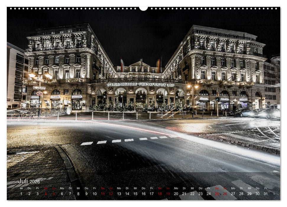 Frankfurt city view (CALVENDO Premium Wandkalender 2026)