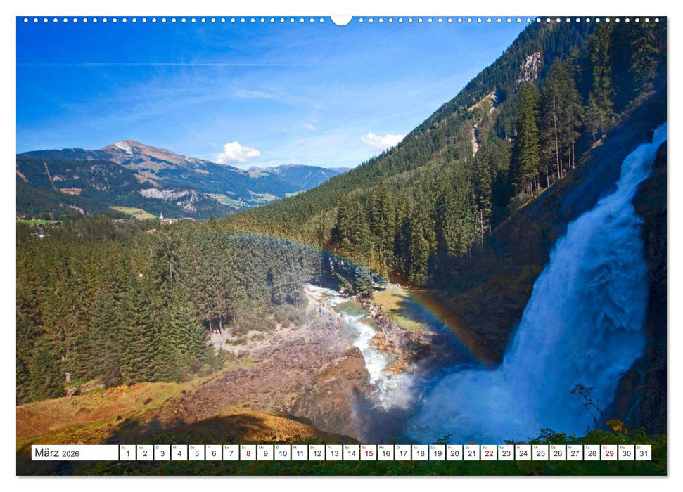 Ausflugsziele im Land Salzburg (CALVENDO Premium Wandkalender 2026)