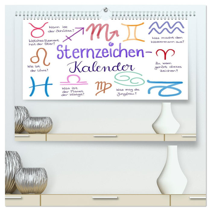 Sternzeichen-Kalender (CALVENDO Premium Wandkalender 2026)
