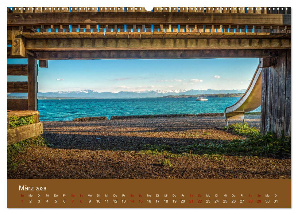Bezauberndes München - Die bayrische Landeshauptstadt und ihr Umland. (CALVENDO Premium Wandkalender 2026)