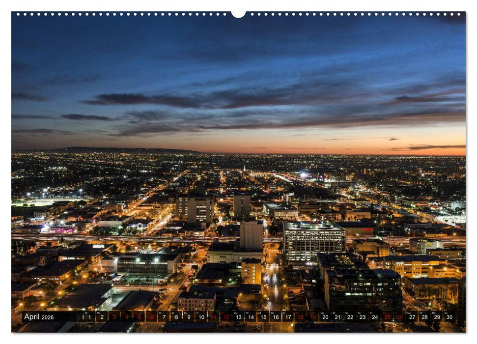 METROPOLEN - die schönsten Weltstädte bei Nacht (CALVENDO Premium Wandkalender 2026)