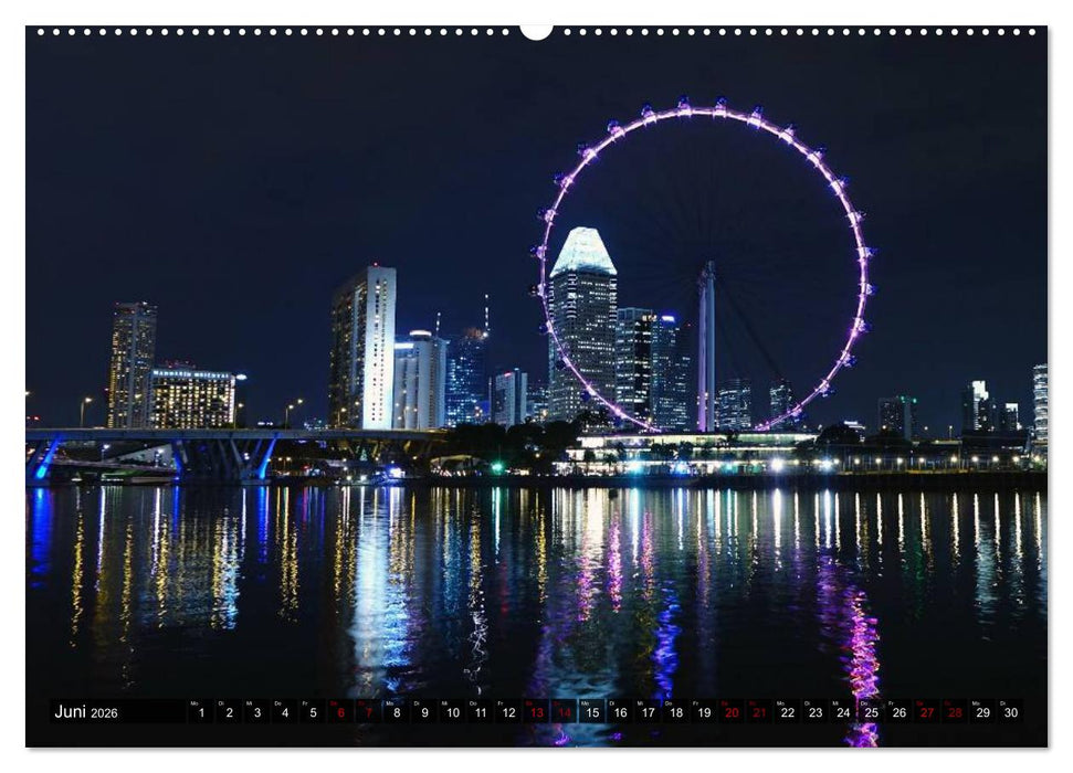 METROPOLEN - die schönsten Weltstädte bei Nacht (CALVENDO Premium Wandkalender 2026)