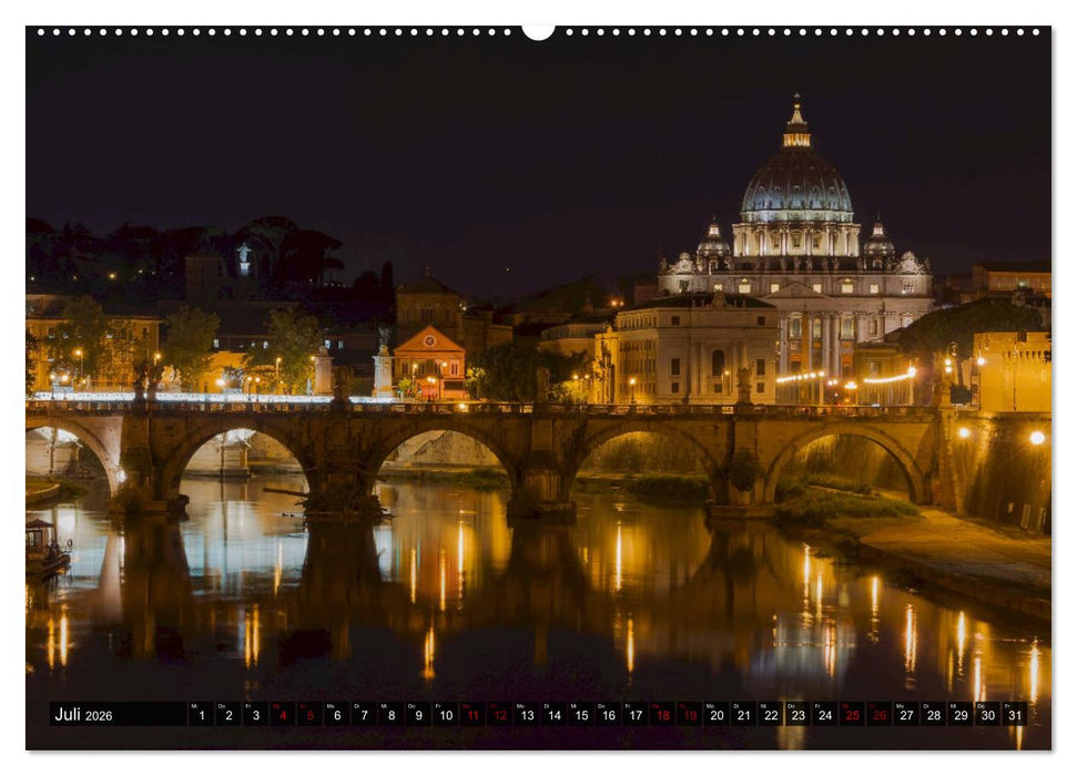 METROPOLEN - die schönsten Weltstädte bei Nacht (CALVENDO Premium Wandkalender 2026)